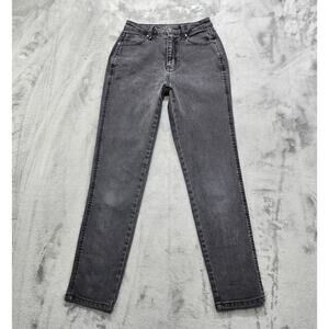 Arizona Jean Co Womens 1 Juniors Faded Black Highest High Rise Curvy Mom Stretch